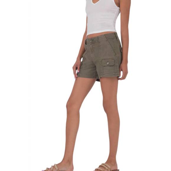 NEW LEVEL99 flynn cargo short in aloe - Picture 2 of 3